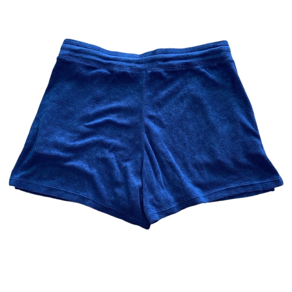 Uniqlo AIRism Size S Blue Terry Cloth Shorts - Picture 4 of 4